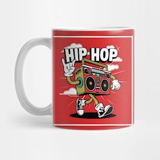 Hip Hop Boombox | T Shirt Design Mug